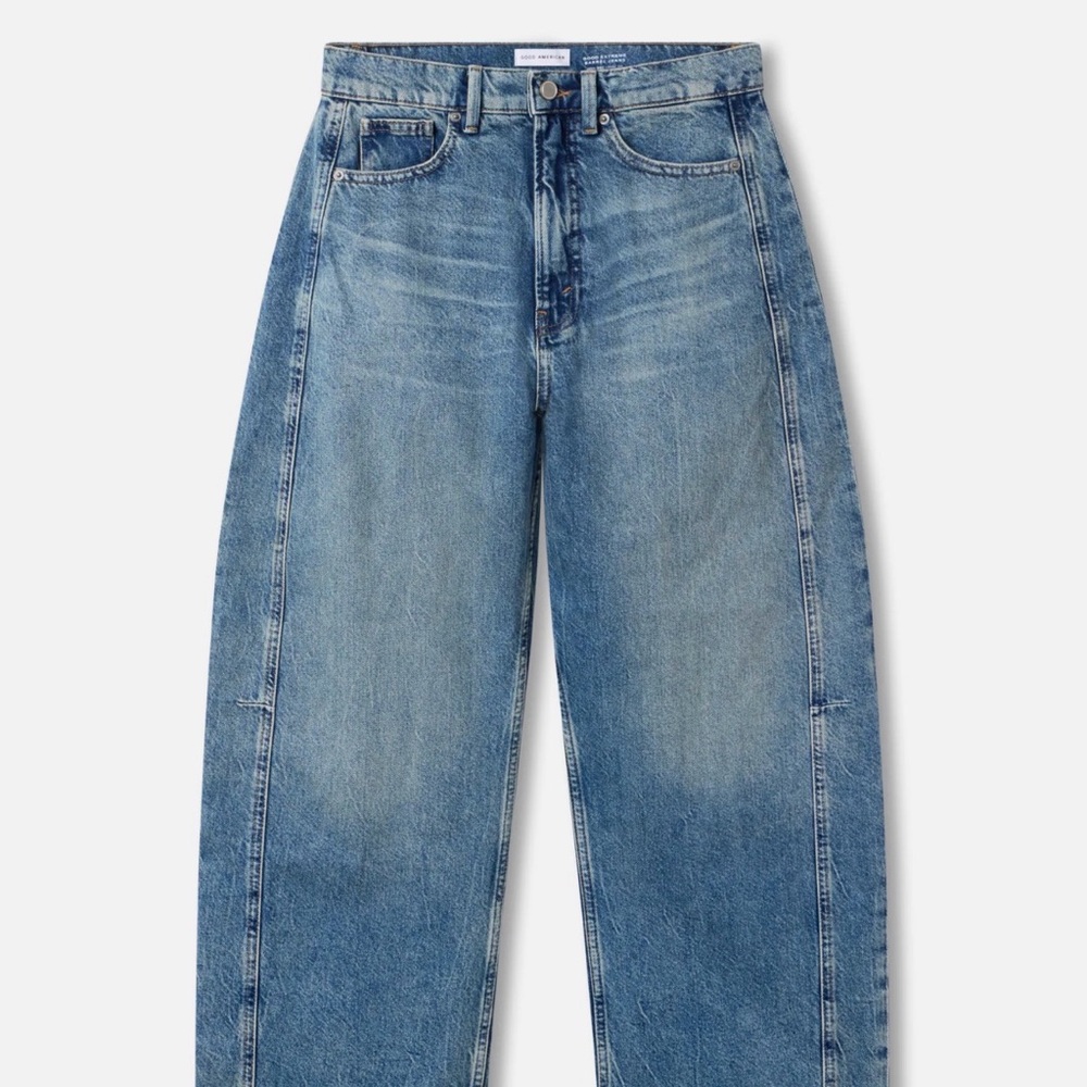 Good American Extreme Barrel Jeans